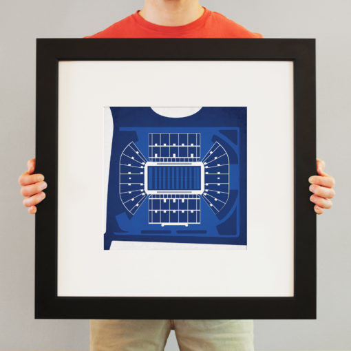 LaVell Edwards Stadium Map Art by City Prints - Image 3