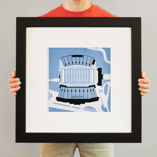 Johnson Hagood Stadium Map Art by City Prints - Image 3