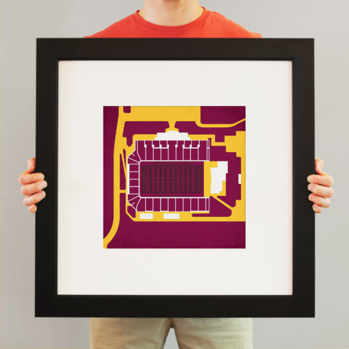 Kelly/Shorts Stadium Map Art by City Prints - Image 3