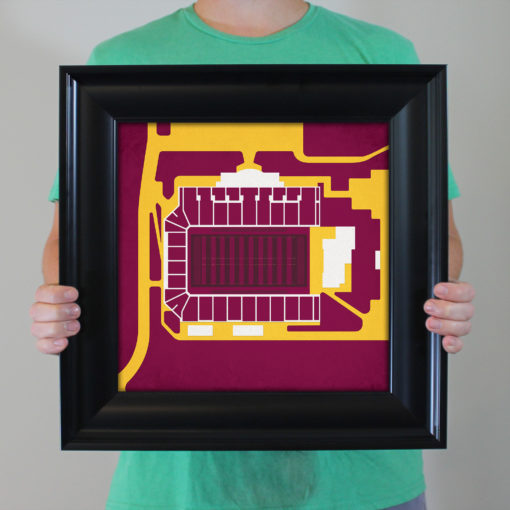 Kelly/Shorts Stadium Map Art by City Prints - Image 4