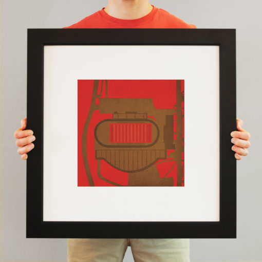 Schoellkopf Field Map Art by City Prints - Image 3