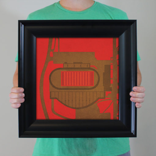 Schoellkopf Field Map Art by City Prints - Image 4
