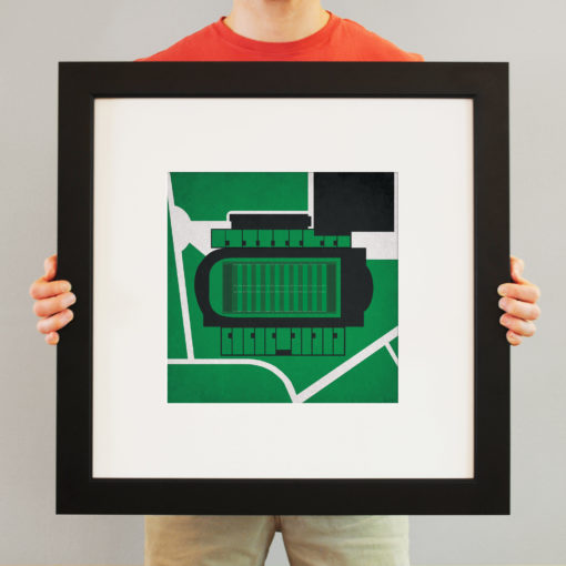Memorial Field Map Art by City Prints - Image 3