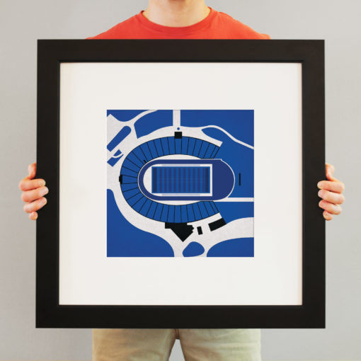 Wallace Wade Stadium Map Art by City Prints - Image 3