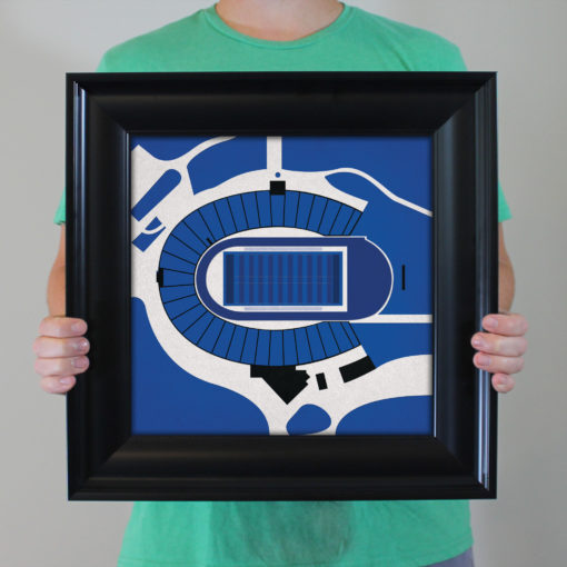 Wallace Wade Stadium Map Art by City Prints - Image 4