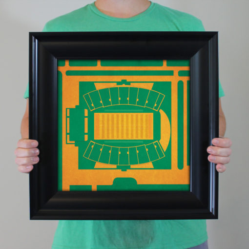Bragg Memorial Stadium Map Art by City Prints - Image 4