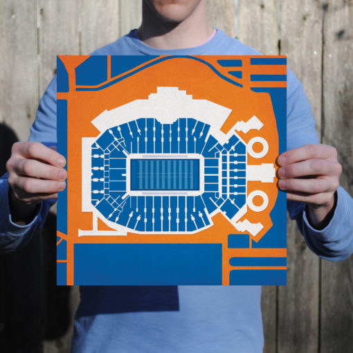 Ben Hill Griffin Stadium Map Art by City Prints - Image 2