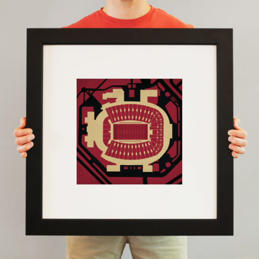 Doak S. Campbell Stadium Map Art by City Prints - Image 3