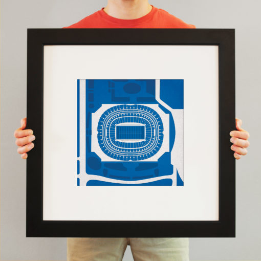 Georgia Dome Map Art by City Prints - Image 3