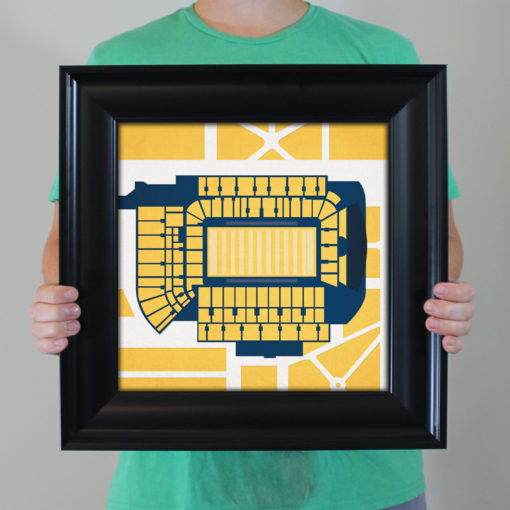 Bobby Dodd Stadium Map Art by City Prints - Image 4