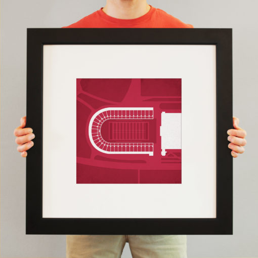 Harvard Stadium Map Art by City Prints - Image 3