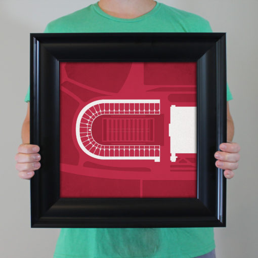 Harvard Stadium Map Art by City Prints - Image 4