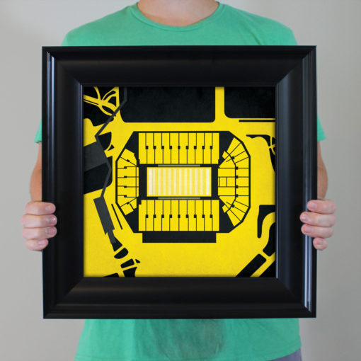 Kinnick Stadium Map Art by City Prints - Image 4