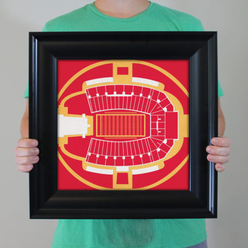 Jack Trice Stadium Map Art by City Prints - Image 4