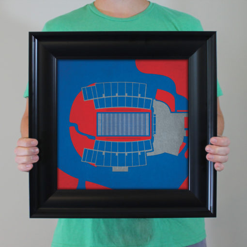 Joe Aillet Stadium Map Art by City Prints - Image 4