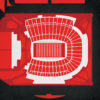 Papa John's Cardinal Stadium Map Art by City Prints