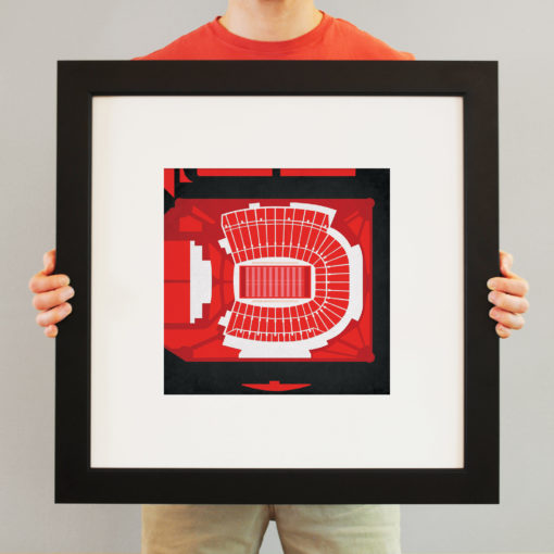 Papa John's Cardinal Stadium Map Art by City Prints - Image 3