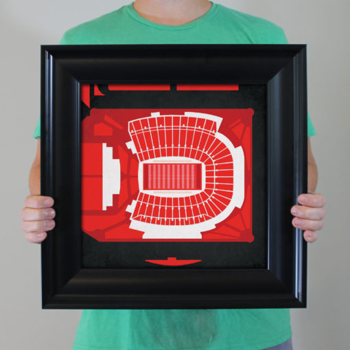 Papa John's Cardinal Stadium Map Art by City Prints - Image 4