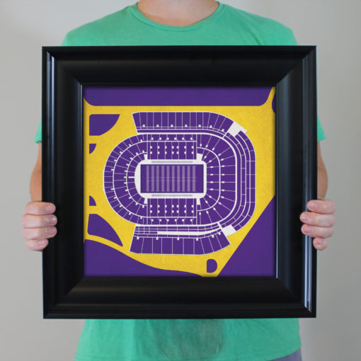 Tiger Stadium Map Art by City Prints - Image 4
