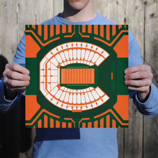 Miami Orange Bowl by City Prints - Image 2