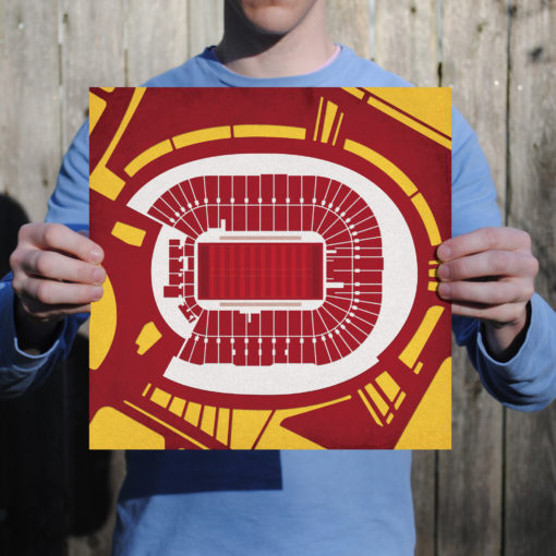 TCF Bank Stadium Map Art by City Prints - Image 2