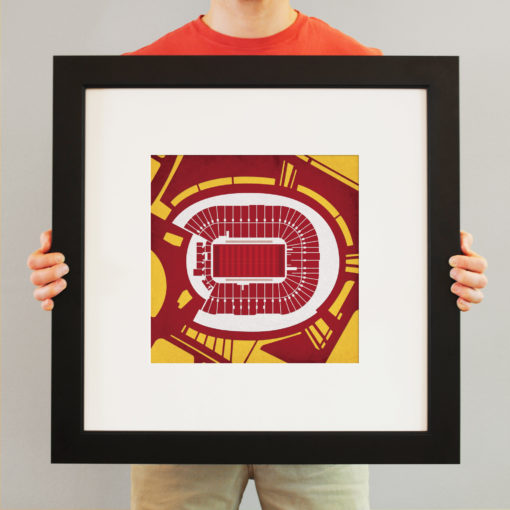 TCF Bank Stadium Map Art by City Prints - Image 3