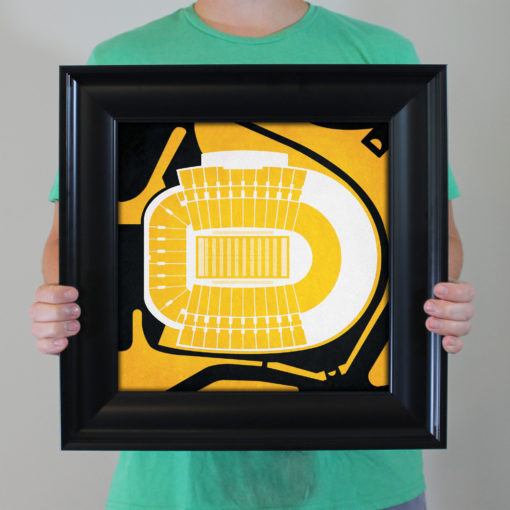 Faurot Field at Memorial Stadium Map Art by City Prints - Image 4