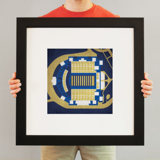 Navy Marine Corps Memorial Stadium Map Art by City Prints - Image 3