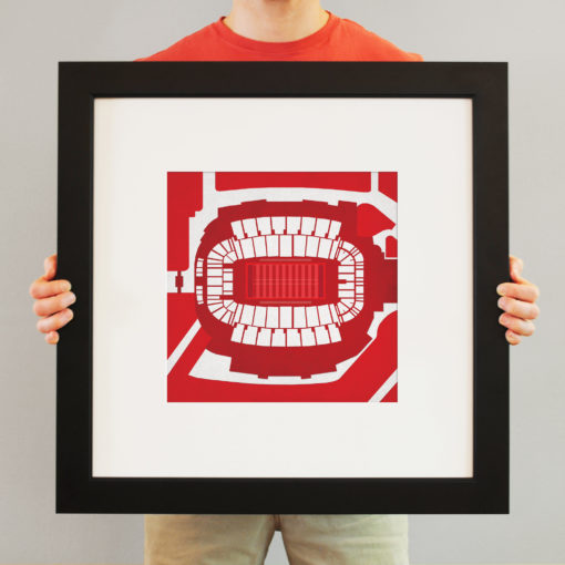 Carter-Finley Stadium Map Art by City Prints - Image 3