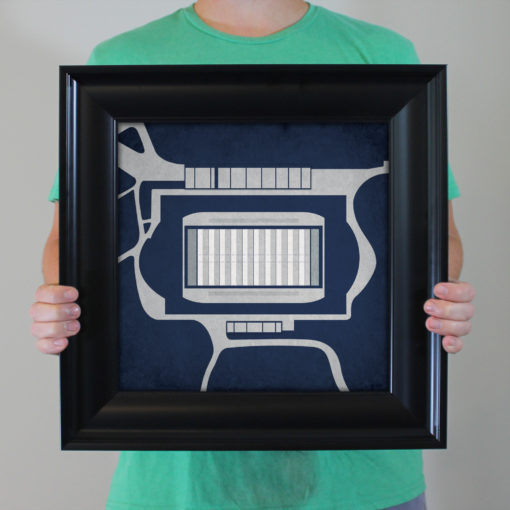 Cowell Stadium Map Art by City Prints - Image 4
