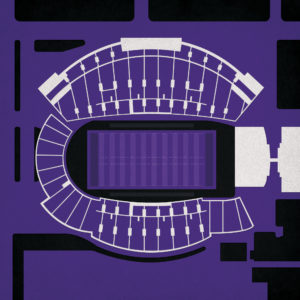 Ryan Field Map Art by City Prints