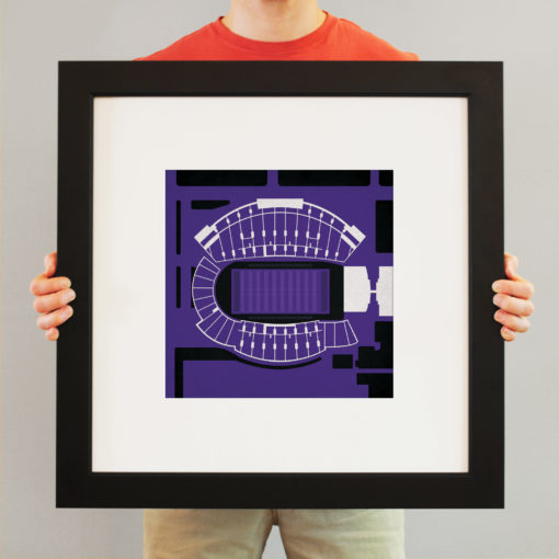 Ryan Field Map Art by City Prints - Image 3