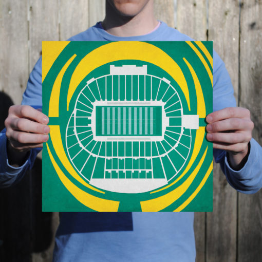 Autzen Stadium Map Art by City Prints - Image 2