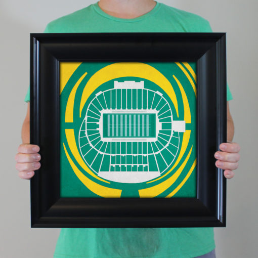 Autzen Stadium Map Art by City Prints - Image 4