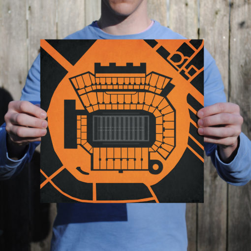 Reser Stadium Map Art by City Prints - Image 2