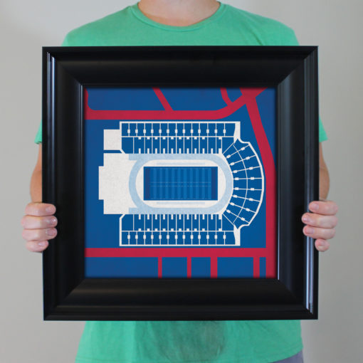 Franklin Field Map Art by City Prints - Image 4