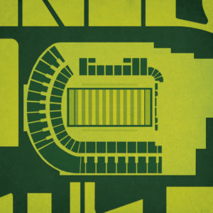 Providence Park Map Art by City Prints