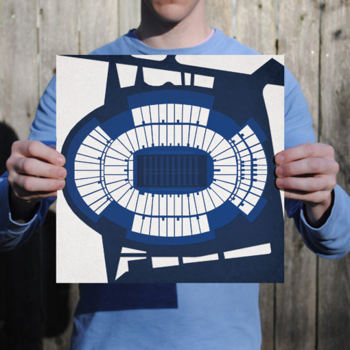 Beaver Stadium Map Art by City Prints - Image 2