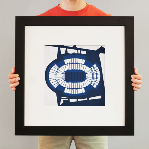 Beaver Stadium Map Art by City Prints - Image 3