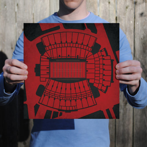 Williams-Brice Stadium Map Art by City Prints - Image 2