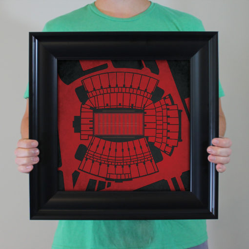 Williams-Brice Stadium Map Art by City Prints - Image 4