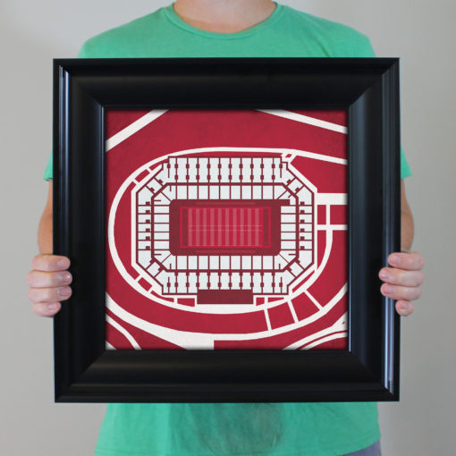 Stanford Stadium Map Art by City Prints - Image 4