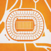 Neyland Stadium Map Art by City Prints