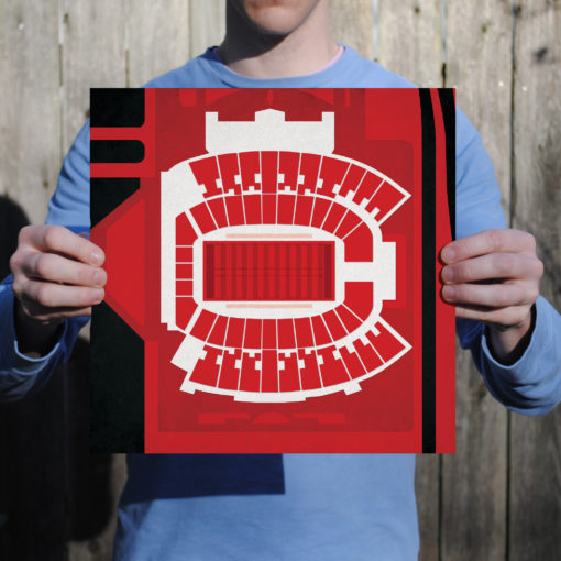 Jones AT&T Stadium Map Art by City Prints - Image 2