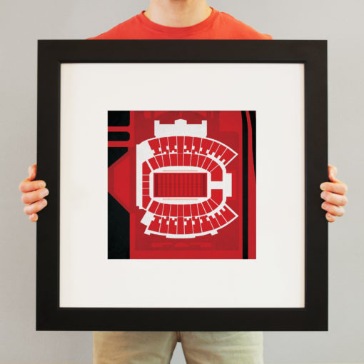 Jones AT&T Stadium Map Art by City Prints - Image 3