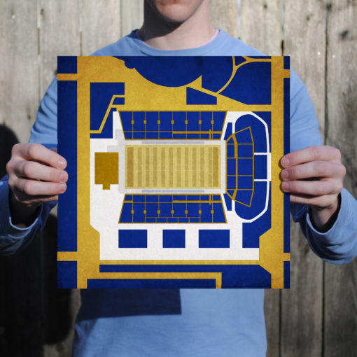 Skelly Field at H. A. Chapman Stadium Map Art by City Prints - Image 2