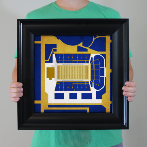 Skelly Field at H. A. Chapman Stadium Map Art by City Prints - Image 4
