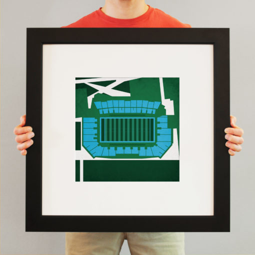 Yulman Stadium Map Art by City Prints - Image 3