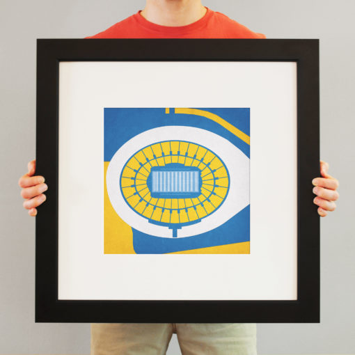 The Rose Bowl Map Art by City Prints - Image 3