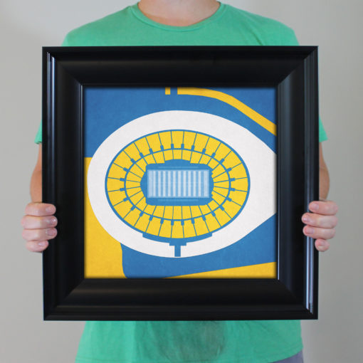 The Rose Bowl Map Art by City Prints - Image 4